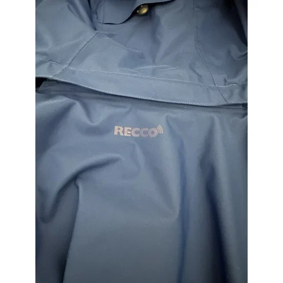 Patagonia 3 in 1 Snowshot Recco H2No Jacket Blue Mens S Waterproof w/zip Liner - Picture 13 of 15